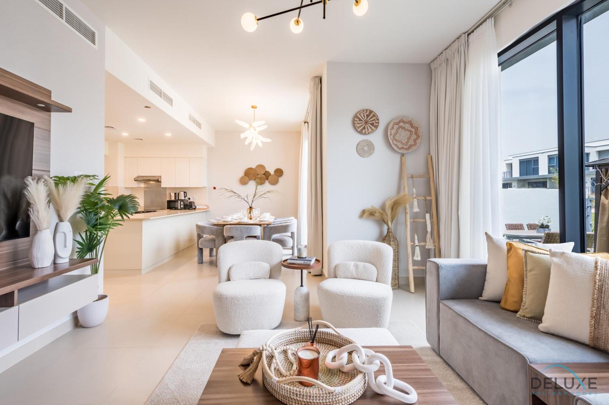 Apartment Premium 4br With Assistant In Hills Estate By Deluxe Homes Dubai